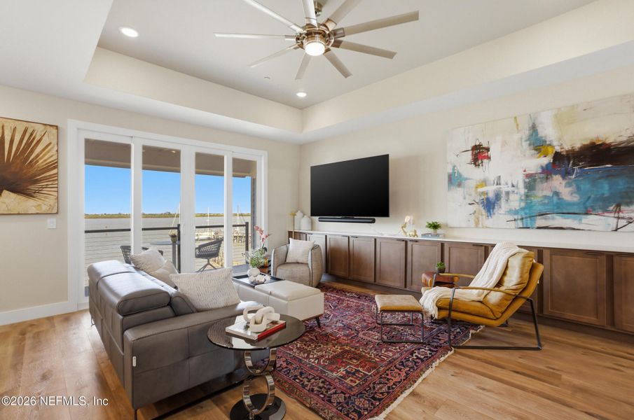 Furnished interior view inside a new home in , St. Augustine (Image 38).
