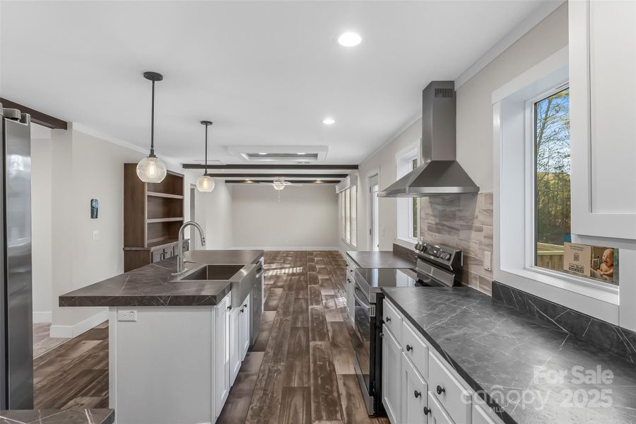 Furnished interior view inside a new home in , Weaverville (Image 7).