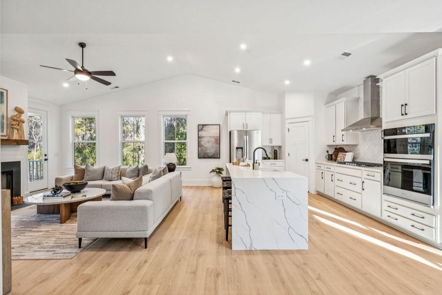 Furnished interior view inside a new home in Waterloo Estates, Johns Island (Image 35).