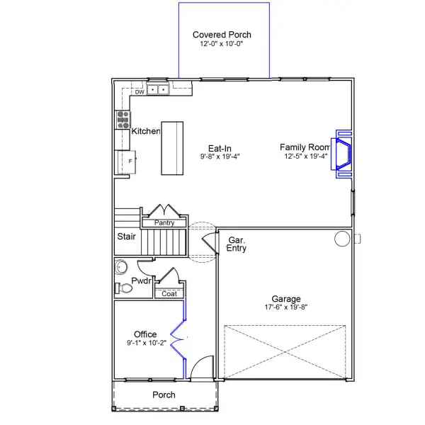 2D floor plan layout of this home in Ellington, Elgin, SC (Image 2). 2D floor plan layout of this home in Ellington, Elgin, SC (Image 2).