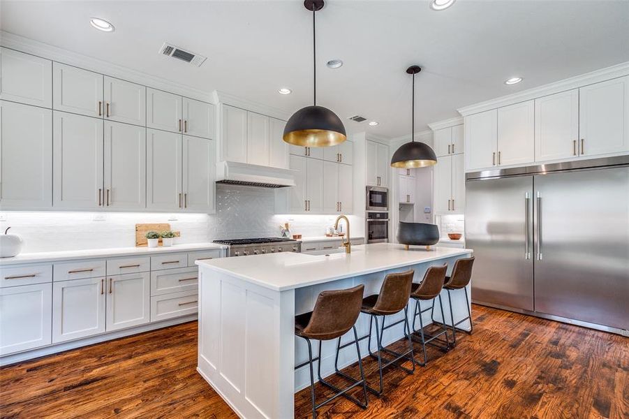 Furnished interior view inside a new home in , Dallas (Image 6).