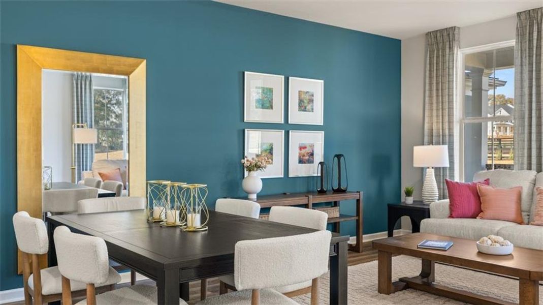 Furnished interior view inside a new home in Brookland Commons, Monroe (Image 27).