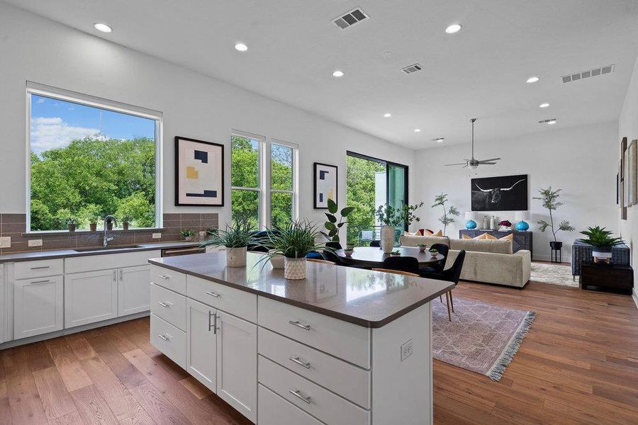 Furnished interior view inside a new home in Agave, Austin (Image 20).