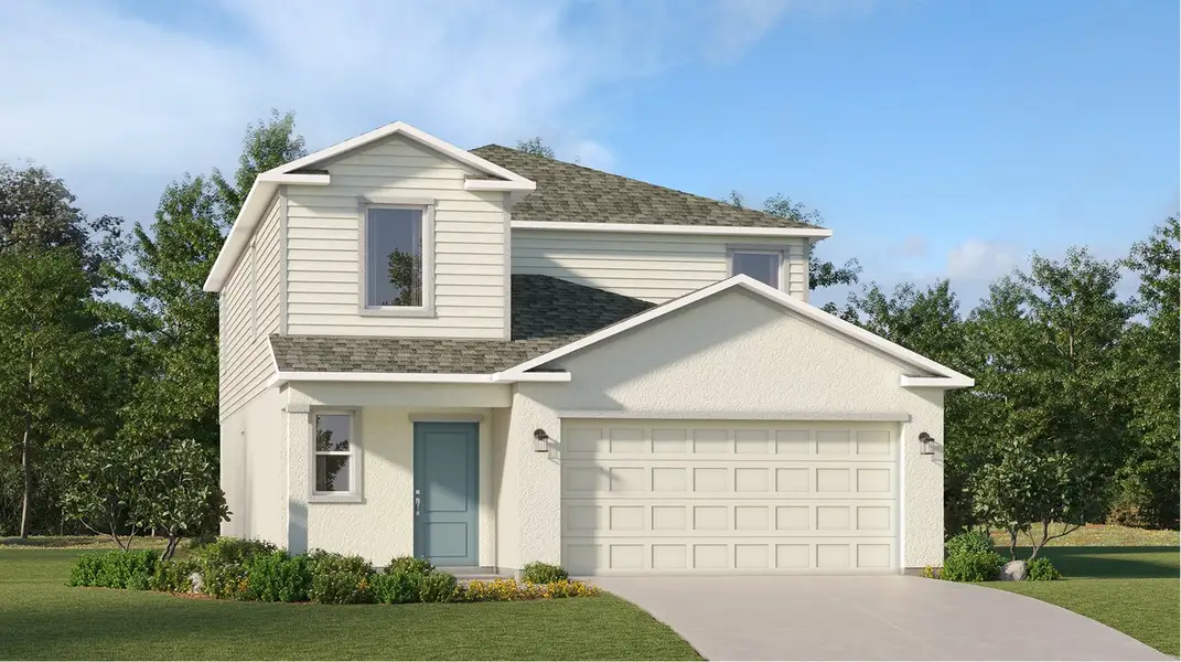 Front exterior of a home in the Willow: Patio Homes community, located in Punta Gorda, FL (Image 3).