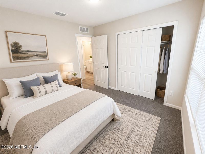 Furnished interior view inside a new home in , Jacksonville (Image 13).