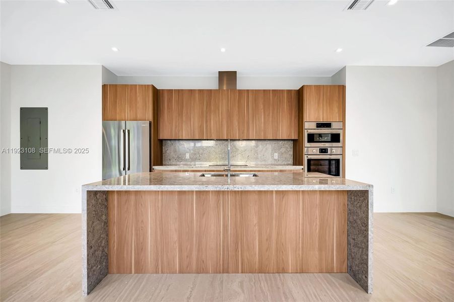 Furnished interior view inside a new home in , Miami (Image 6).