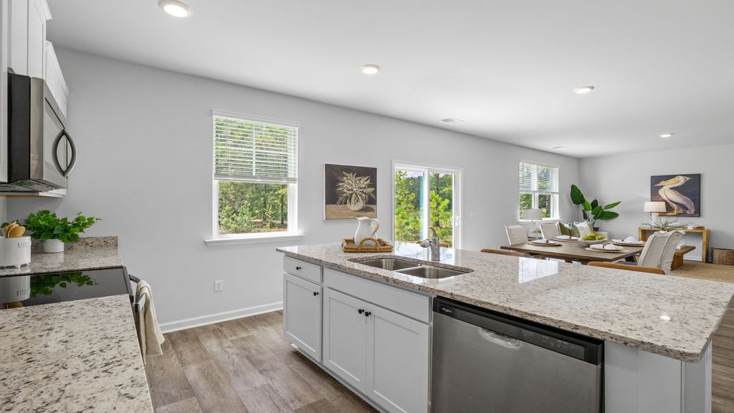Furnished interior view inside a new home in Holly Oaks, Statesboro (Image 14).