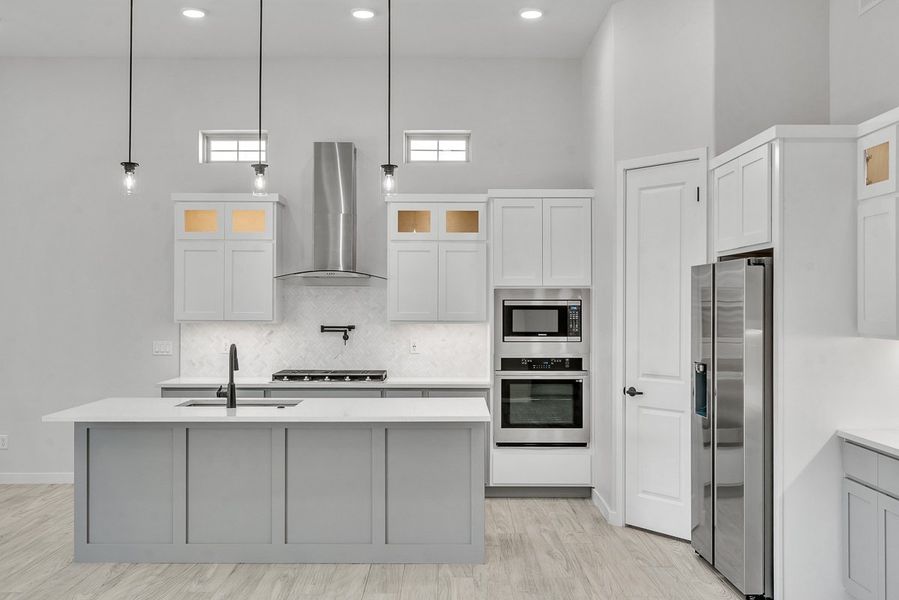 Furnished interior view inside a new home in Painted Sky, El Paso (Image 12). Furnished interior view inside a new home in Painted Sky, El Paso (Image 12).