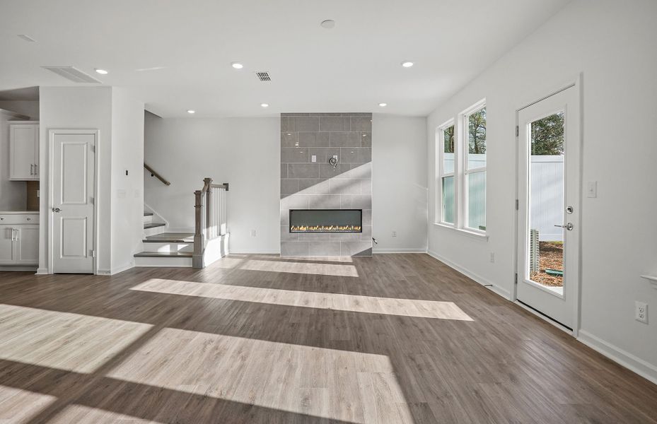 Spacious, unfurnished interior of a new home in Galloway Towns, Charlotte (Image 16). Spacious, unfurnished interior of a new home in Galloway Towns, Charlotte (Image 16).