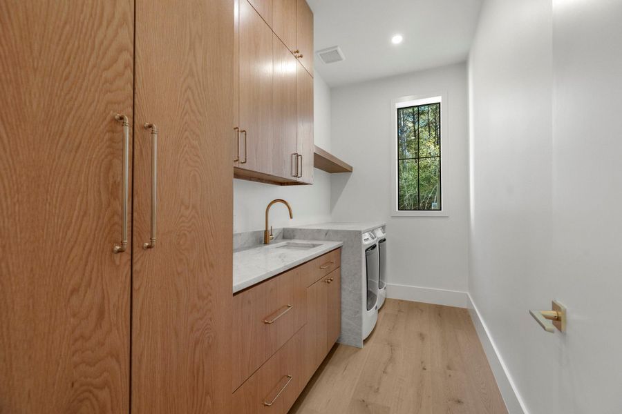 View of laundry room. View of laundry room.
