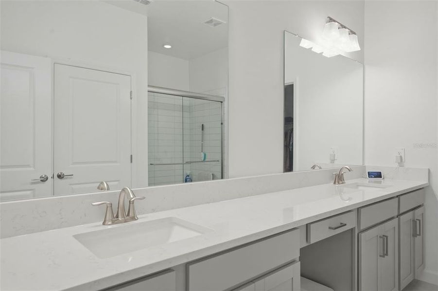 Furnished interior view inside a new home in Mirada Active Adult, San Antonio (Image 46).