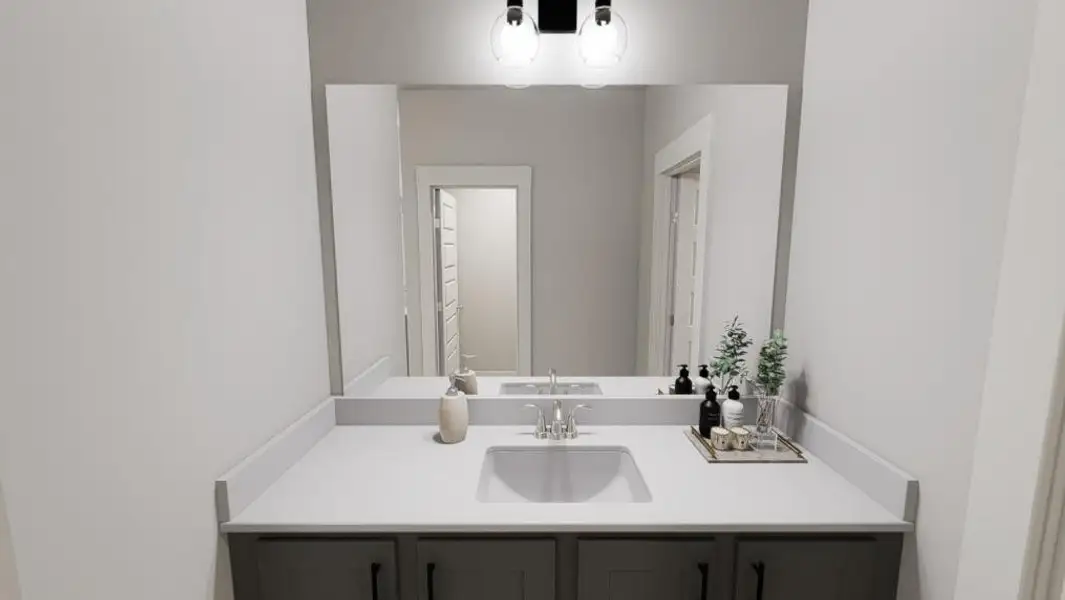 Furnished interior view inside a new home in Golden Gate, High Point (Image 5).