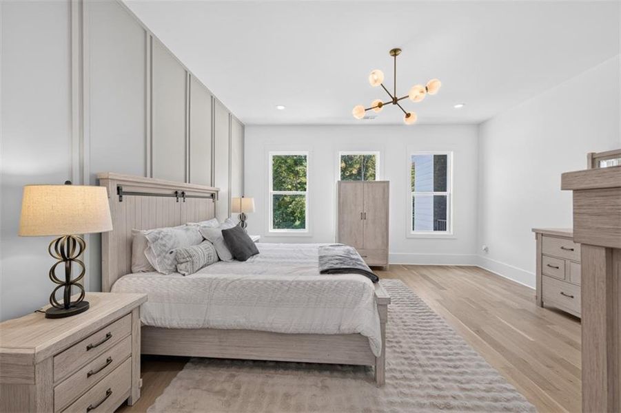 Furnished interior view inside a new home in , Buford (Image 12).