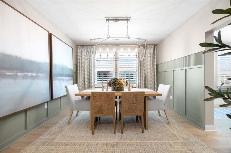 Furnished interior view inside a new home in Gatherings® of Lake Nona, Orlando (Image 14).