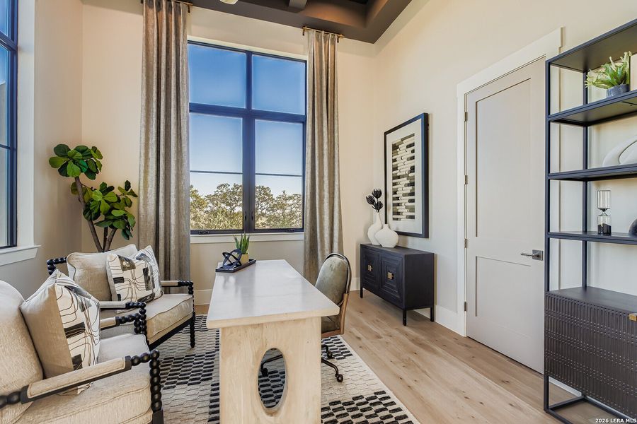 Furnished interior view inside a new home in Pecan Springs, Boerne (Image 29).