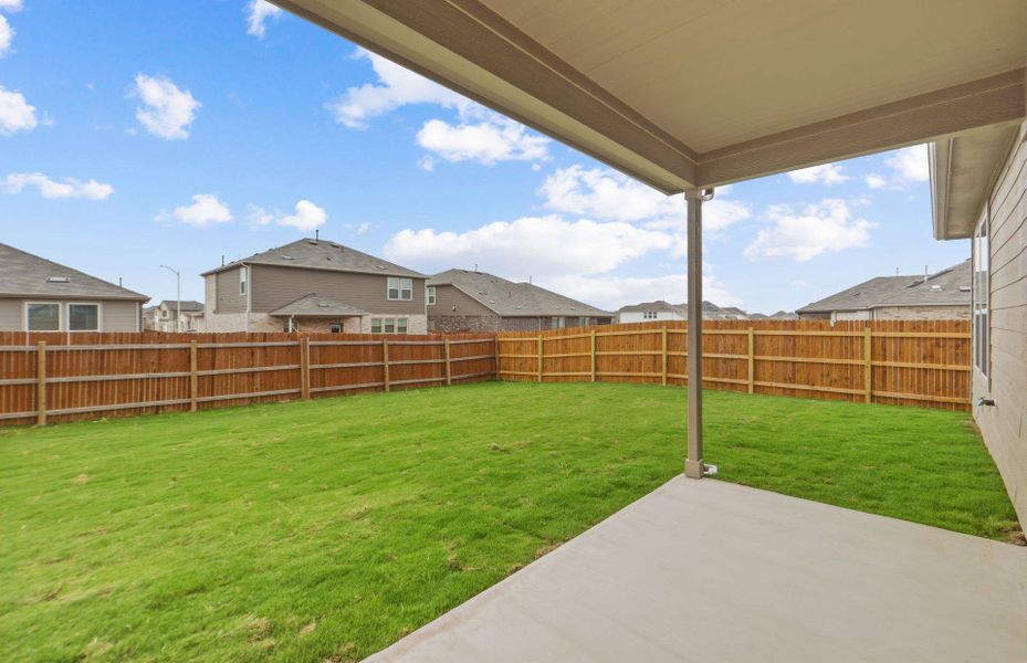 Exterior details and patio area of a home in Lagos, Manor (Image 16).