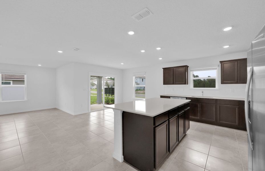 Furnished interior view inside a new home in Wells Landing, Jacksonville (Image 11).