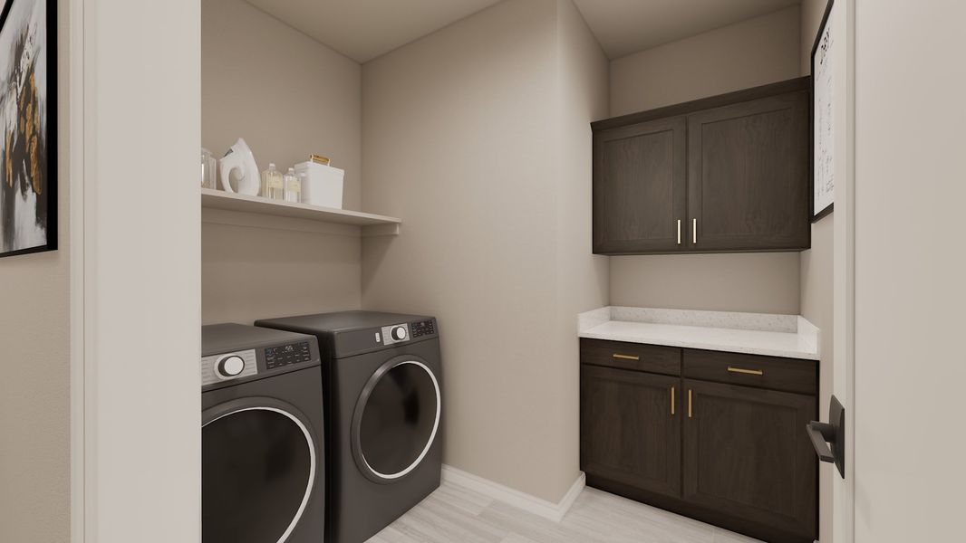 Representative furnished interior of a home built from the 2 by Tri Pointe Homes in Sugar Mill Village, Longmont (Image 24).