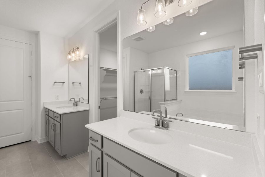 Furnished interior view inside a new home in , Katy (Image 8).