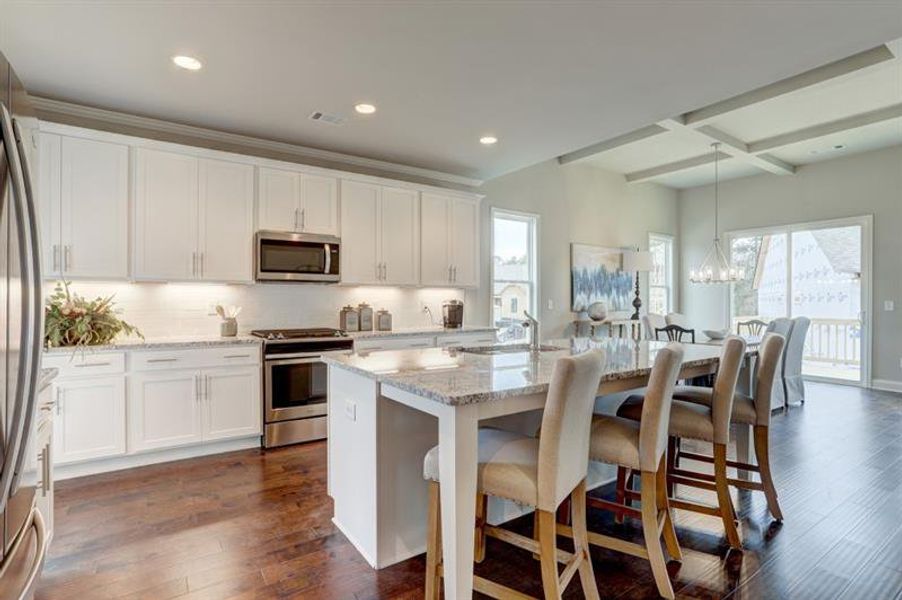 Furnished interior view inside a new home in Terraces at Paravel, Acworth (Image 11).