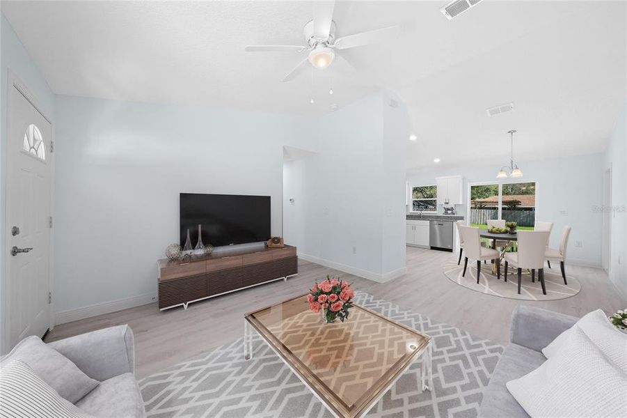 Furnished interior view inside a new home in , Ocala (Image 3).