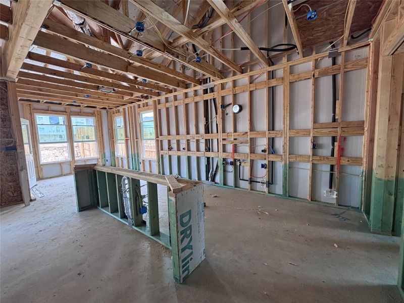In-progress construction of a new home in The Colony 50s, Bastrop, TX (Image 18). In-progress construction of a new home in The Colony 50s, Bastrop, TX (Image 18).