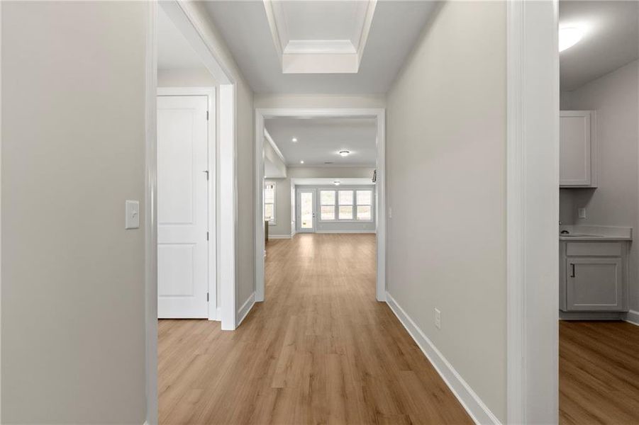 Spacious, unfurnished interior of a new home in Cresswind Georgia at Twin Lakes, Hoschton (Image 15). Spacious, unfurnished interior of a new home in Cresswind Georgia at Twin Lakes, Hoschton (Image 15).
