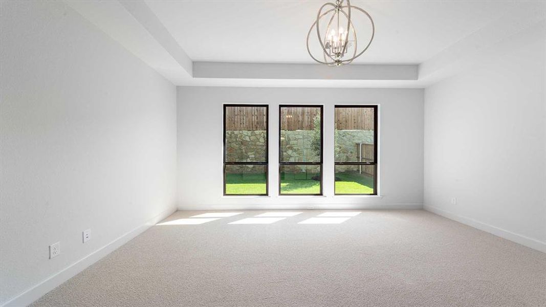 Spacious, unfurnished interior of a new home in The Heights At Uptown Celina 50', Celina (Image 19).