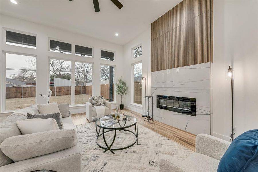 Furnished interior view inside a new home in , Dallas (Image 19).