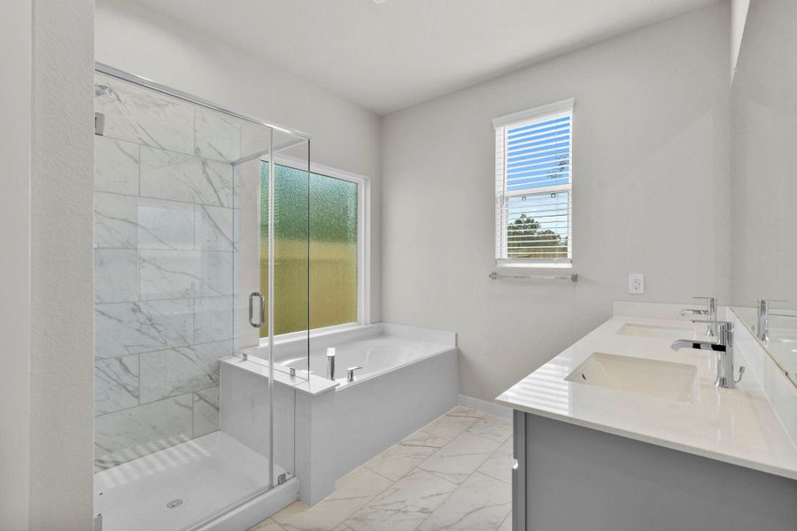 Furnished interior view inside a new home in Cypresswood Landing, Humble (Image 9).