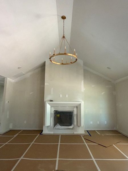 In-progress construction of a new home in WOODMONT RESERVE, Roopville, GA (Image 4).