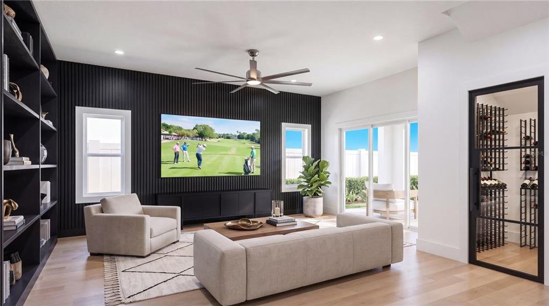 Furnished interior view inside a new home in , Tampa (Image 7).