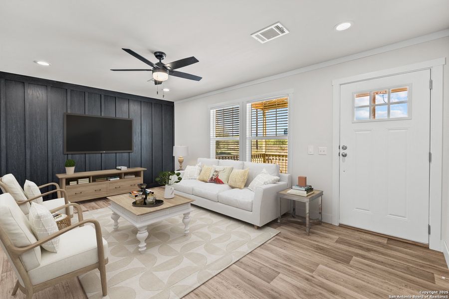 Furnished interior view inside a new home in , Somerset (Image 13).