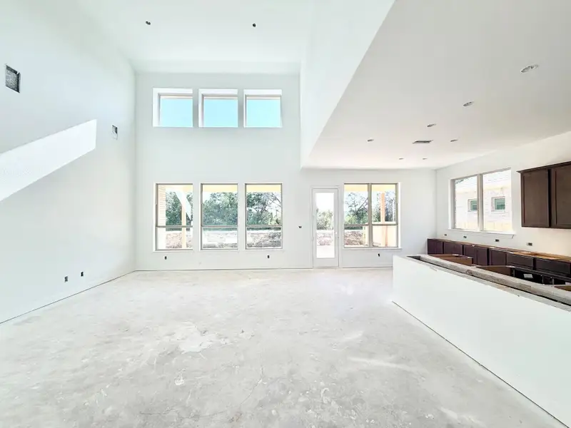 Actual home under construction