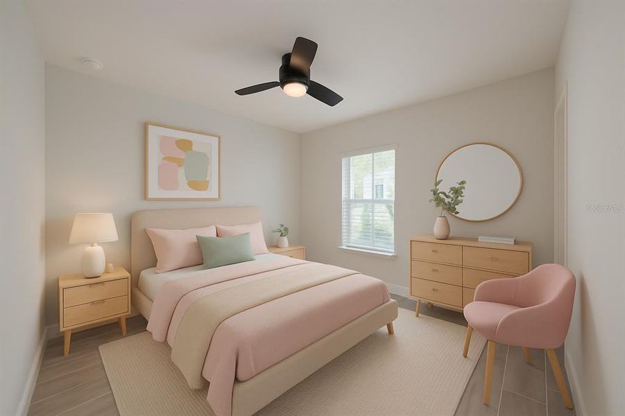 Furnished interior view inside a new home in , Tampa (Image 42). Furnished interior view inside a new home in , Tampa (Image 42).