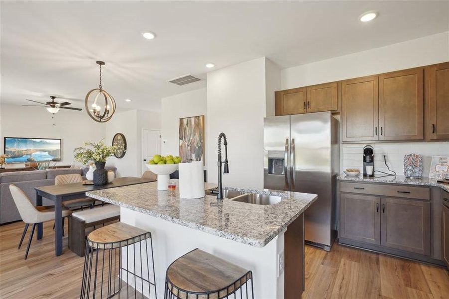 Furnished interior view inside a new home in Oakmont, Dallas (Image 18).
