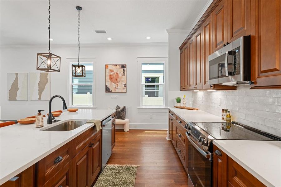 Furnished interior view inside a new home in , Tampa (Image 32).