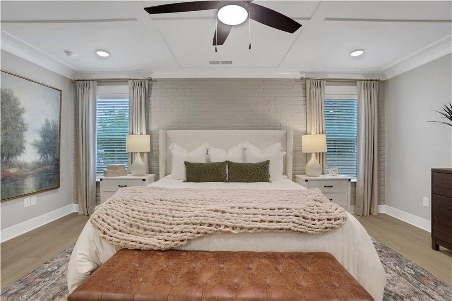 Furnished interior view inside a new home in , Cartersville (Image 42).