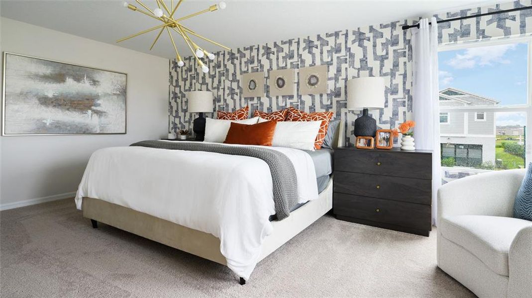 Furnished interior view inside a new home in Two Rivers, Zephyrhills (Image 3). Furnished interior view inside a new home in Two Rivers, Zephyrhills (Image 3).