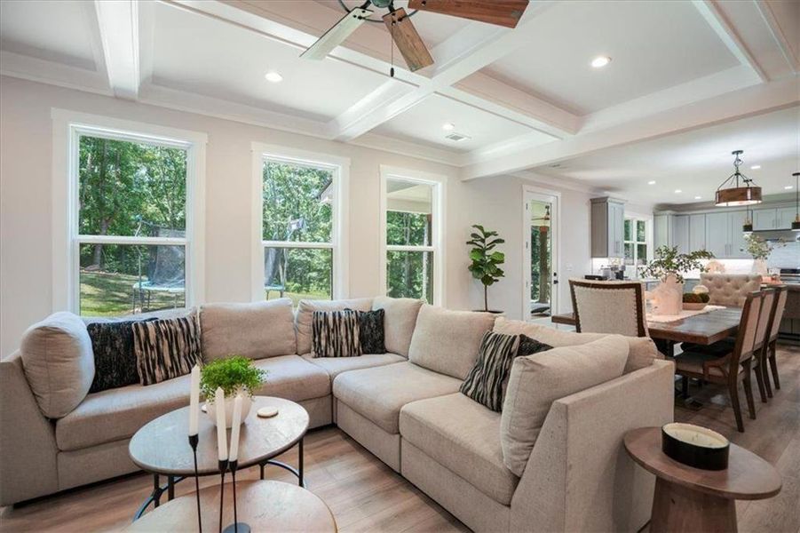 Furnished interior view inside a new home in , Acworth (Image 45).