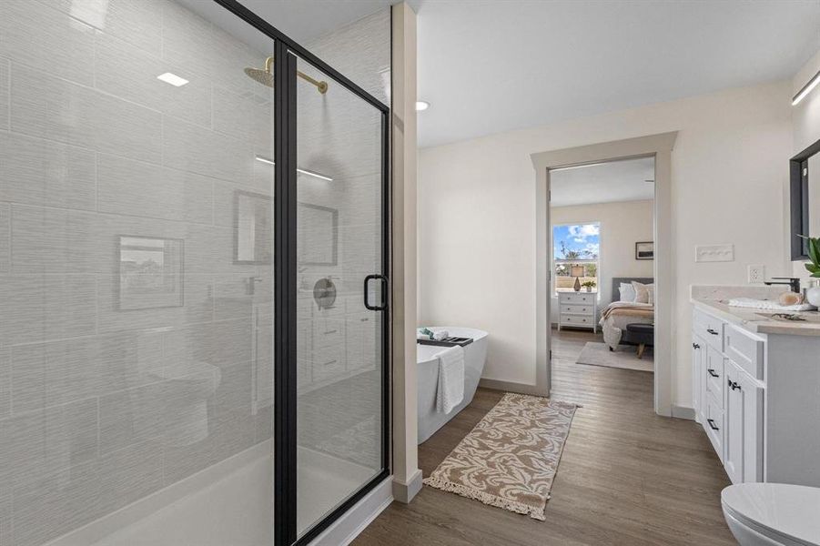 Furnished interior view inside a new home in , Brookston (Image 16).