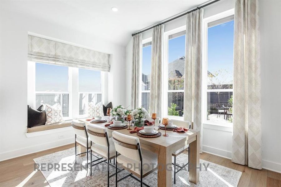 Furnished interior view inside a new home in Ridge Crossing, Waxahachie (Image 14).