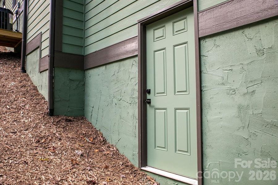 Exterior details and patio area of a home in , Brevard (Image 28).