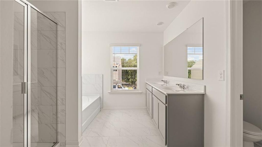 Furnished interior view inside a new home in Bridle Creek, Locust Grove (Image 13).