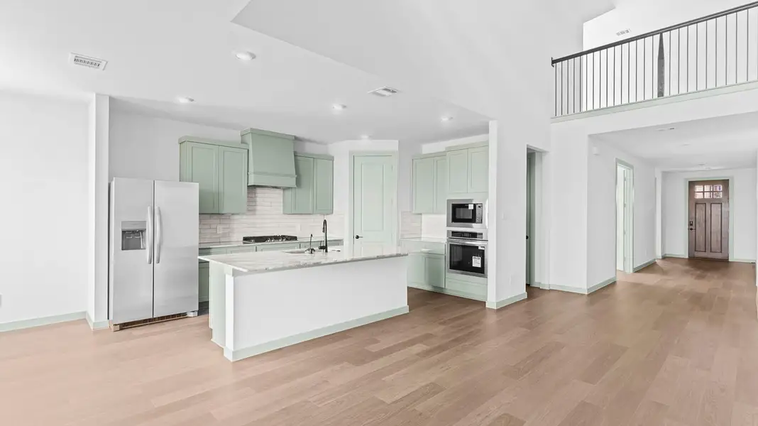 Furnished interior view inside a new home in Alexander, Pearland (Image 2).
