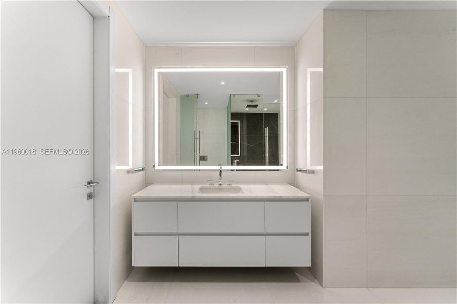 Furnished interior view inside a new home in , Miami (Image 7).