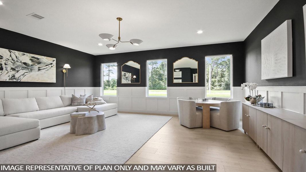 Furnished interior view inside a new home in Butlers Bend Estates, Pinehurst (Image 11).