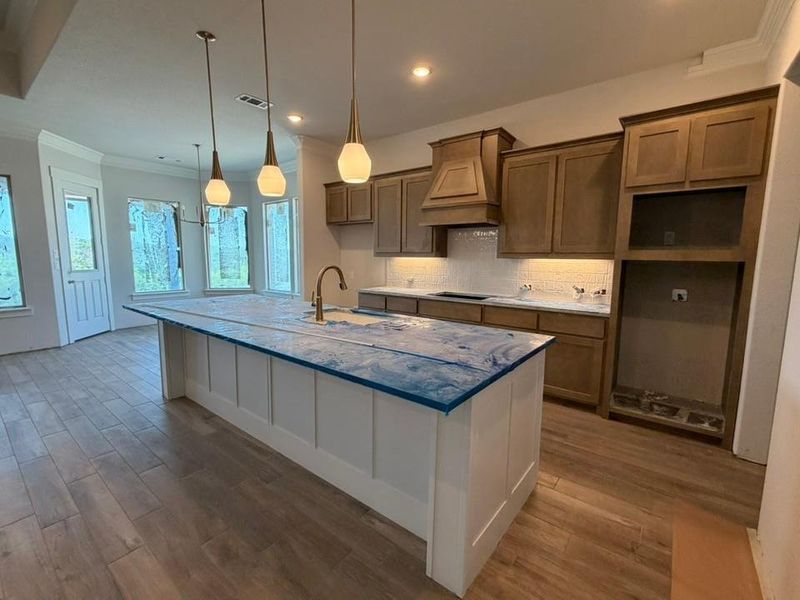 Furnished interior view inside a new home in Eagle Ridge Estates, Weatherford (Image 4).