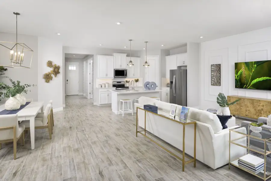 Furnished interior view inside a new home in Windwater, Parrish (Image 3).
