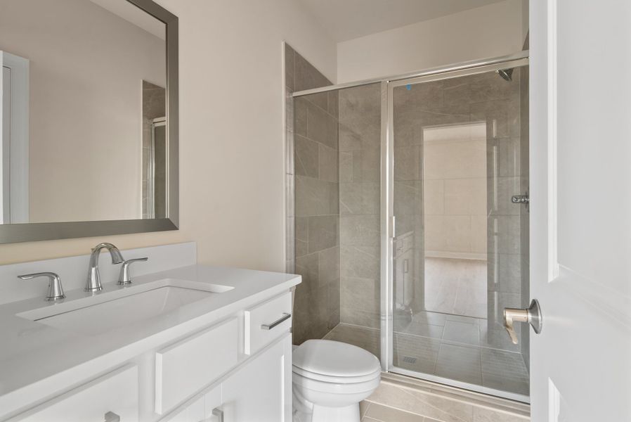 Representative furnished interior of a home built from the The Stafford by The Providence Group in Waterside Single Family, Peachtree Corners (Image 8).